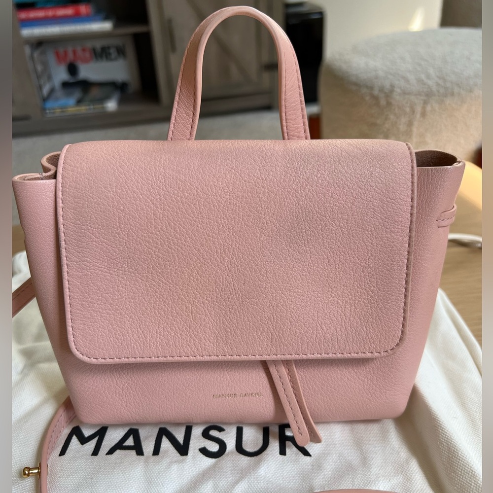 Mansur Gavriel Mini Soft Lady Bag, Dahlia